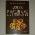 ANALISIS INVENTORI MINAT DAN KEPRIBADIAN Cetakan Pertama