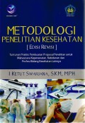 Metodologi Penelitian Kesehatan