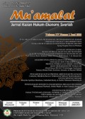 Muamalah Jurnal Kajian Hukum Ekonomi Syariah