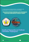 1st  TANJUNGPURA INTERNATIONAL CONFERENCE ON MANAGEMENT, ECONOMICS AND ACCOUNTING